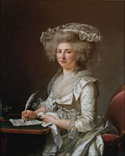Portrait of Madame Roland. Artist: Labille-Guiard, Adélaïde (1749-1803)