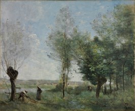 Memory of Coubron. Artist: Corot, Jean-Baptiste Camille (1796-1875)