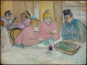 The Ladies in the Dining Room. Artist: Toulouse-Lautrec, Henri, de (1864-1901)