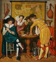 Merry company. Artist: Buytewech, Willem Pietersz. (1591/92-1624)