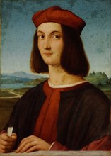 Portrait of Pietro Bembo. Artist: Raphael (1483-1520)