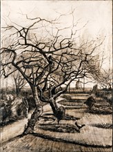 The Parsonage Garden at Nuenen in Winter. Artist: Gogh, Vincent, van (1853-1890)