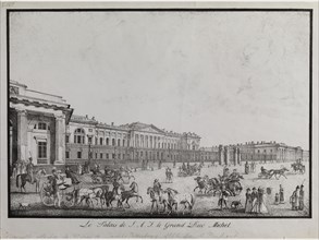 The Old Michael Palace in Saint Petersburg. Artist: Pluchart, Alexander (1777-1827)