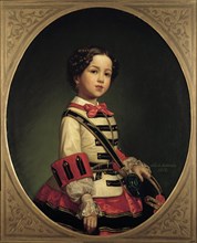 Marquise María Cristina de Roncali y Gaviria. Artist: Madrazo y Kuntz, Luis de (1825-1897)