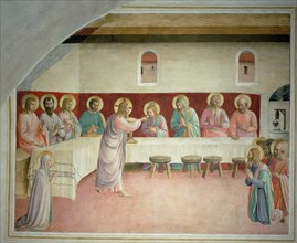 The Holy Communion and the Last Supper. Artist: Angelico, Fra Giovanni, da Fiesole (ca. 1400-1455)