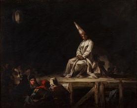Auto-da-fé. Artist: Lucas Velázquez, Eugenio (1817-1870)