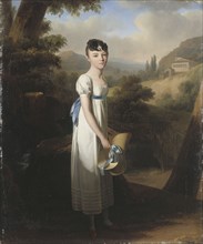 Portrait of Mademoiselle Athénaïs d'Albenas. Artist: Boilly, Louis-Léopold (1761-1845)