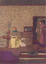 The Privacy. Decoration for the Library of Dr. Vaquez. Artist: Vuillard, Édouard (1868-1940)