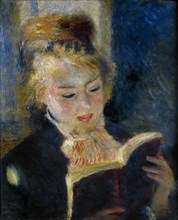 A girl reading (La liseuse). Artist: Renoir, Pierre Auguste (1841-1919)