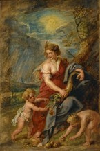 Abundance (Abundantia). Artist: Rubens, Pieter Paul (1577-1640)