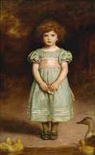 Ducklings. Artist: Millais, John Everett (1829-1896)