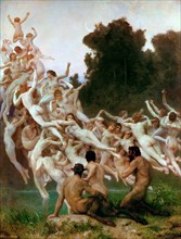 The Oreads (Les Oréades). Artist: Bouguereau, William-Adolphe (1825-1905)