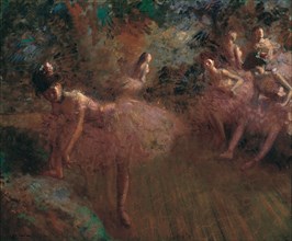 Dancers in pink. Artist: Forain, Jean-Louis (1852-1931)