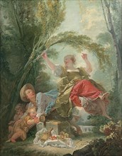 The Seesaw. Artist: Fragonard, Jean Honoré (1732-1806)