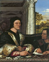 Portrait of Ferry Carondelet (1473-1528), with his Secretary. Artist: Piombo, Sebastiano, del (1485-1547)