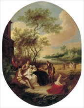 Spring (From the series The Four Seasons). Artist: Quillard, Pierre-Antoine (1701-1733)