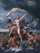 Neptune and Amphitrite. Artist: Ricci, Sebastiano (1659-1734)