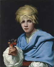 Boy in a Turban holding a Nosegay. Artist: Sweerts, Michiel (1618-1664)