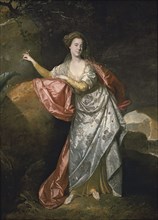Ann Cargill (nee Brown) as Miranda in The Tempest by Shakespeare. London, Covent Garden Theatre. Artist: Zoffani, Johann (1733-1810)