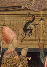 Princess Eudoxia before the Tomb of Saint Stephen (Detail). Artist: Vergós Family (active End of 15th cen.y)