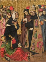 Saint Augustine Disputing with the Heretics. Artist: Vergós Family (active End of 15th cen.y)