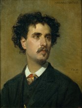 Portrait of Marià Fortuny. Artist: Madrazo y Kuntz, Federico de (1815-1894)