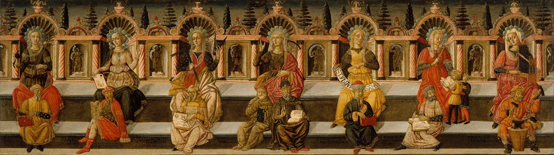The Seven Liberal Arts. Artist: Giovanni di Ser Giovanni, (Lo Scheggia) (1406-1486)