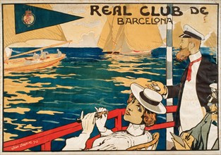 Real Club de Barcelona. Artist: Llaverias, Joan (1865-1938)