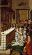 Six Resurrections before the Relics of Saint Stephen. Artist: Gascó, Pere (1502/05-1546)
