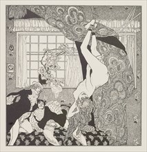 Illustration for the Tales at the Dressing Table by Choisy Le Conin. Artist: Bayros, Franz von (1866-1924)