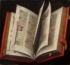 An Opened Liturgical Book. Artist: Anonymous