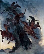 Fog Riders. Artist: Welti, Albert (1862-1912)
