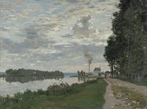 La Promenade d'Argenteuil. Artist: Monet, Claude (1840-1926)