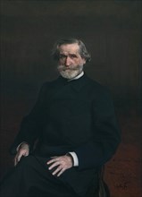 Portrait of Giuseppe Verdi. Artist: Boldini, Giovanni (1842-1931)