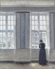 The Tall Windows. Artist: Hammershøi, Vilhelm (1864-1916)