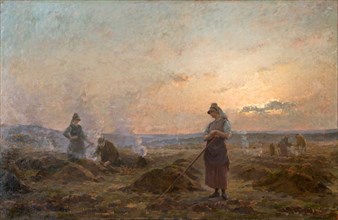 Evening in the Ardennes. Artist: Raeymaekers, Jules (1833-1904)