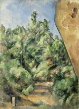 The Red Rock. Artist: Cézanne, Paul (1839-1906)
