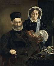 Monsieur and Madame Auguste Manet. Artist: Manet, Édouard (1832-1883)