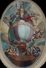 Virtue on a Balloon. Artist: Orelli, Vincenzo Angelo (1751-1813)