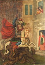 Saint George and the Dragon. Artist: Anonymous