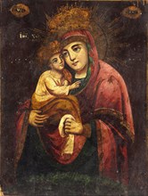 The Mother of God Our Lady of Pochayiv. Artist: Anonymous