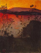 Evening Glow. Artist: Sohlberg, Harald (1869-1935)