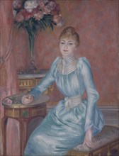 Portrait of Madame de Bonnières (Henriette Arnaud-Gentil, Gräfin de Bonnières). Artist: Renoir, Pierre Auguste (1841-1919)