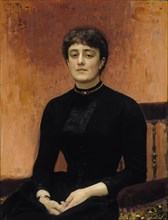 Portrait of Yelizaveta Zvantseva (1864-1921). Artist: Repin, Ilya Yefimovich (1844-1930)