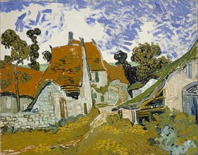 Street in Auvers-sur-Oise. Artist: Gogh, Vincent, van (1853-1890)