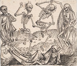 Dance of Death (from the Schedel's Chronicle of the World). Artist: Wolgemut, Michael (1434-1519)