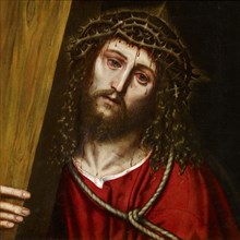 Christ Carrying the Cross. Artist: Frangipane, Niccolò (active 1563-1597)