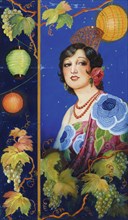 Young Woman with Shawl. Artist: Izquierdo y Garrido, Ramón José (1873-1931)