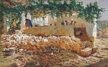 Washerwomen. Artist: Muñoz Degraín, Antonio (1840-1924)