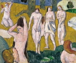 Women Bathing. Artist: Bernard, Émile (1868-1941)